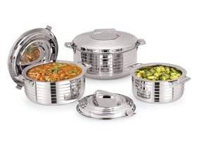 Jet Stainless Steel Insulated Casserole