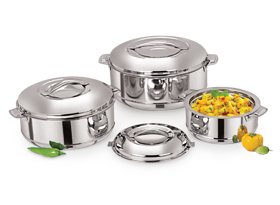 Royal Stainless Steel Insulated Casserole