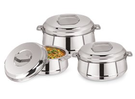 Classic Belly Stainless Steel Insulated Casserole